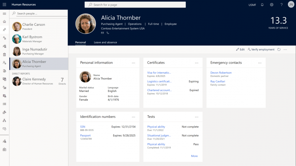 Dynamics 365 Talent has now become Dynamics 365 Human Resources