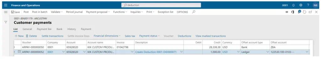 Customer Payments