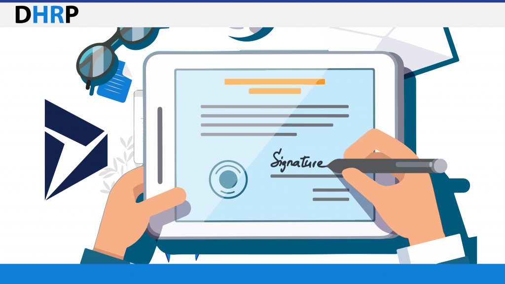 Electronic Signatures in D365 for Finance and Operations