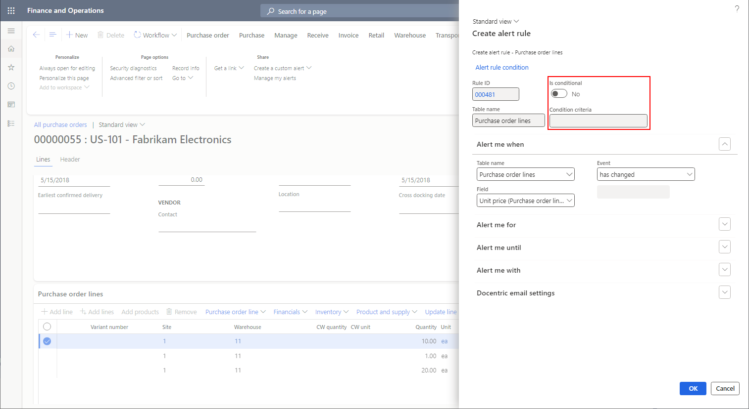 Dynamics 365 finance and operations