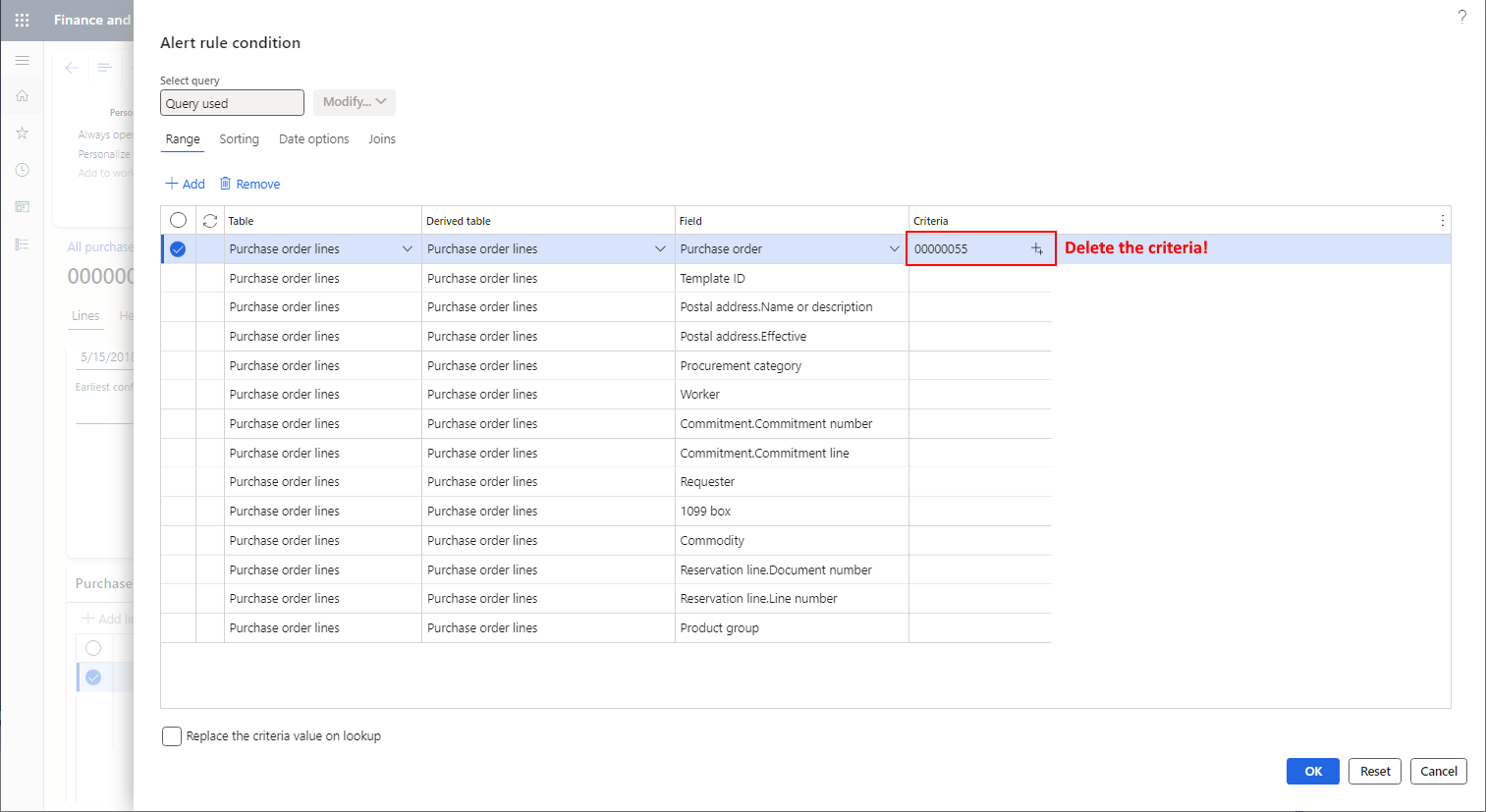 how do i create an alert rule in d365 fo 1