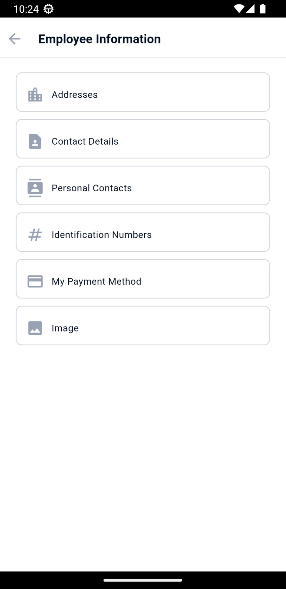 Employee information
