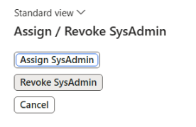 SysAdmin Role