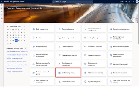 Electronic Reporting for Finance