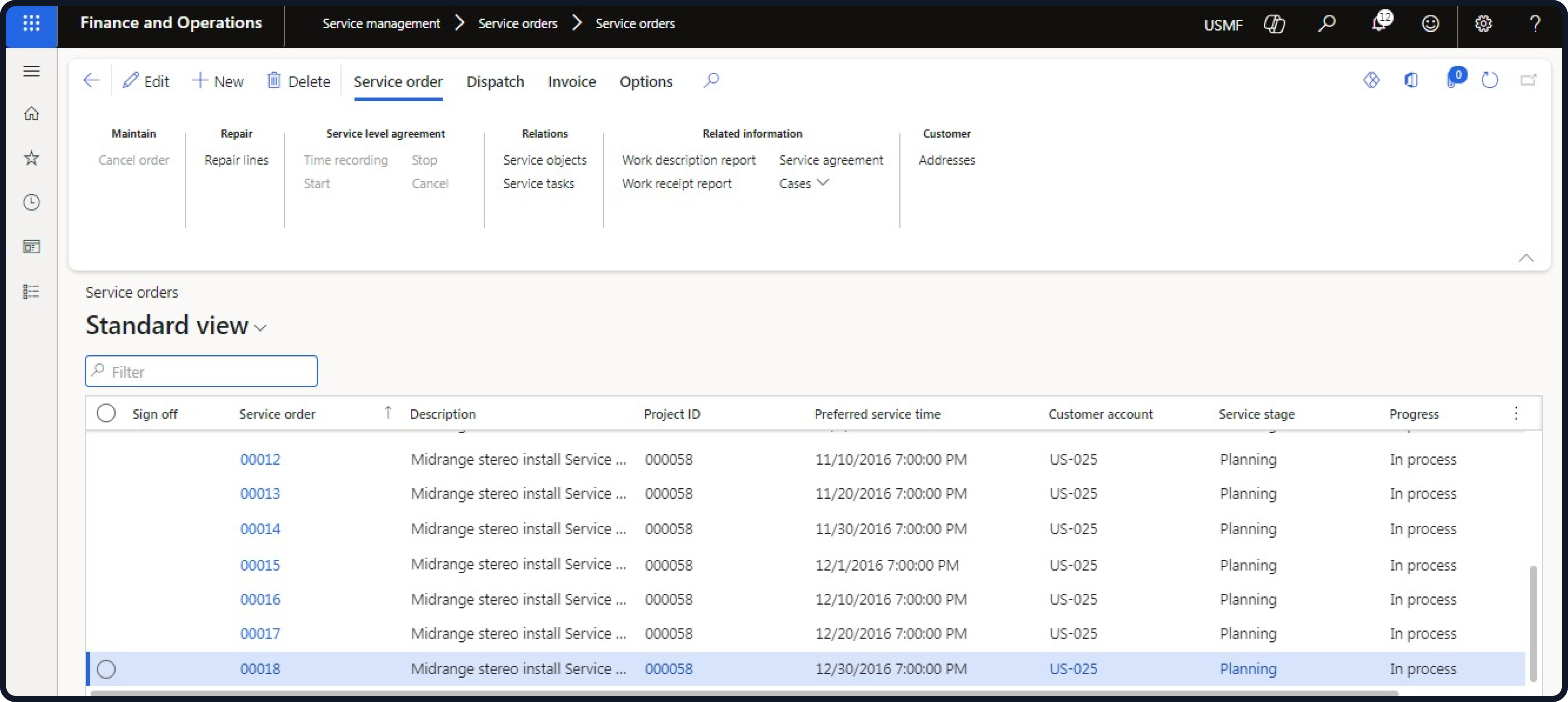 Dynamics 365 Field Service Slider 1