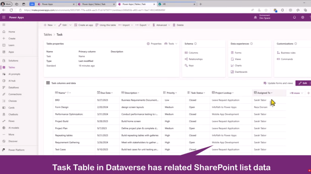 Task-Table-in-Dataverse