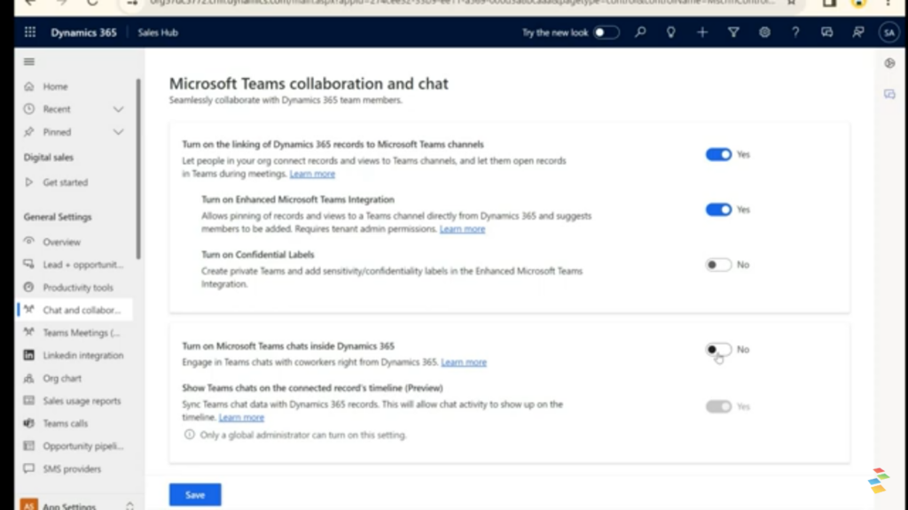 Enhanced Teams Integration