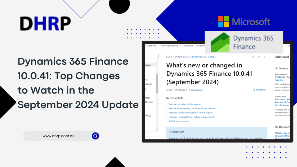 Dynamics 365 Finance 10.0.41 (1)