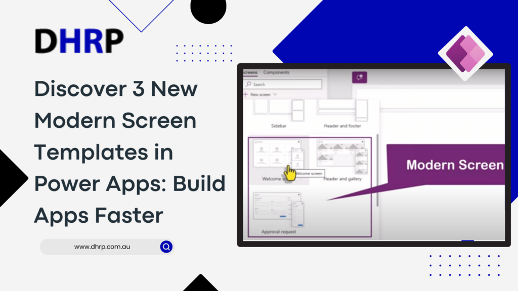 Modern Screen Templates in Power Apps