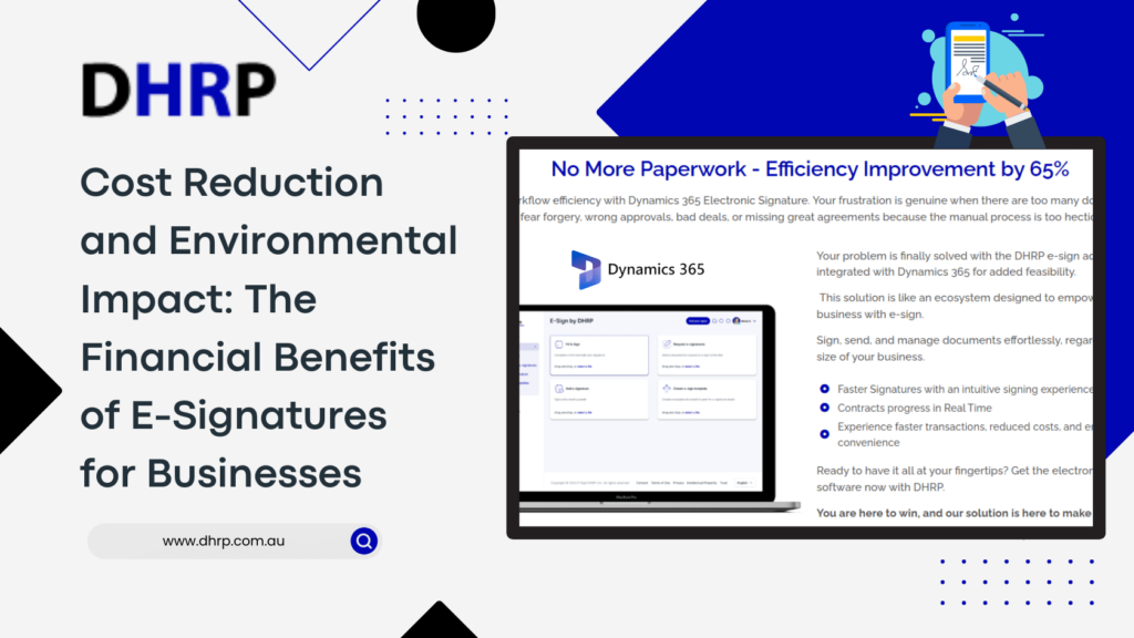 Benefits of E-Signatures