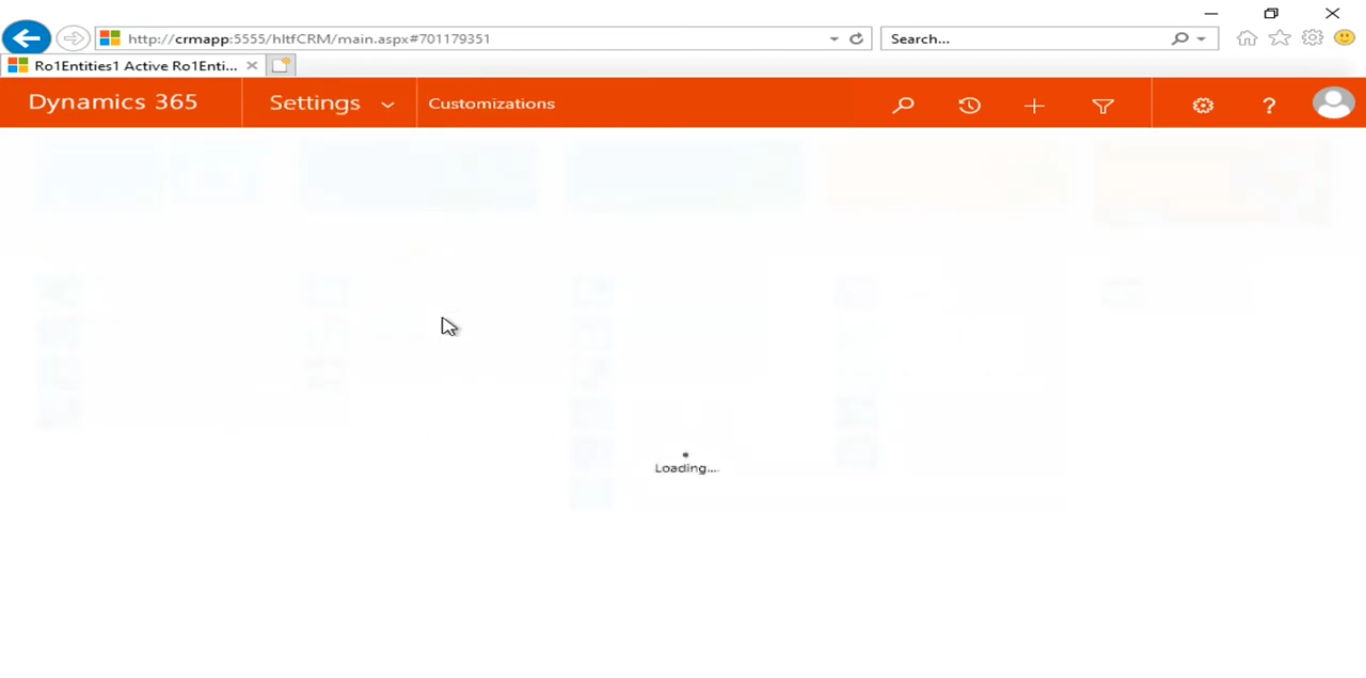 Navigate to Customizations