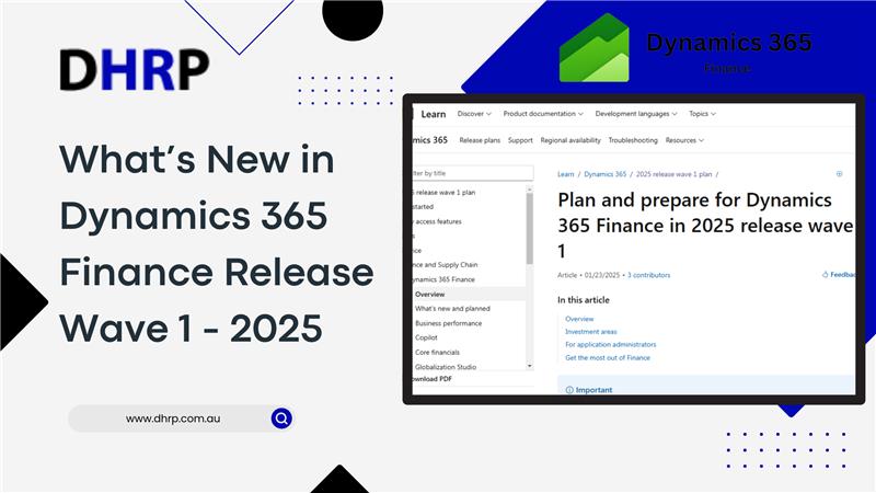 Dynamics 365 Finance Release wave 1