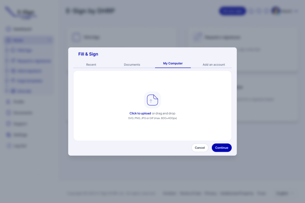 Digital Document Signing Solution