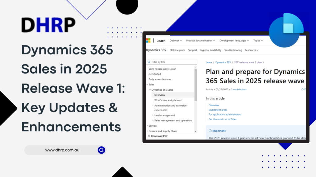 Dynamics 365 Sales in 2025