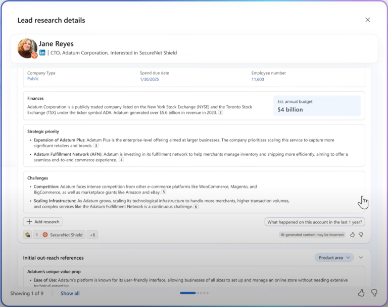 Dynamics 365 Sales in 2025