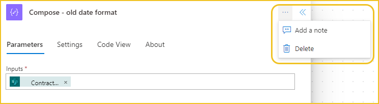 9. Adding Notes to Actions